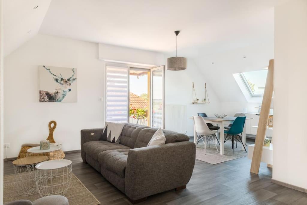 Appartement Climatise 70 M2, Proximite De Colmar Sainte-Croix-en-Plaine Esterno foto